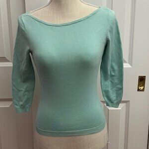 Silk Blend 1990's Boatneck Sweater